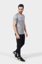 Micro Mesh Men's Gray T-Shirt