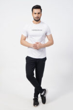 Micro Mesh Men's White T-Shirt