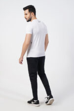 Micro Mesh Men's White T-Shirt