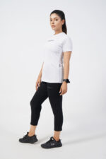 Vital Micro Mesh White T-Shirt Women