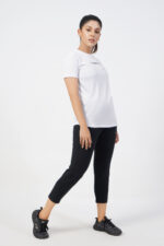 Vital Micro Mesh White T-Shirt Women