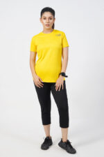 Vital Micro Mesh Yellow T-Shirt