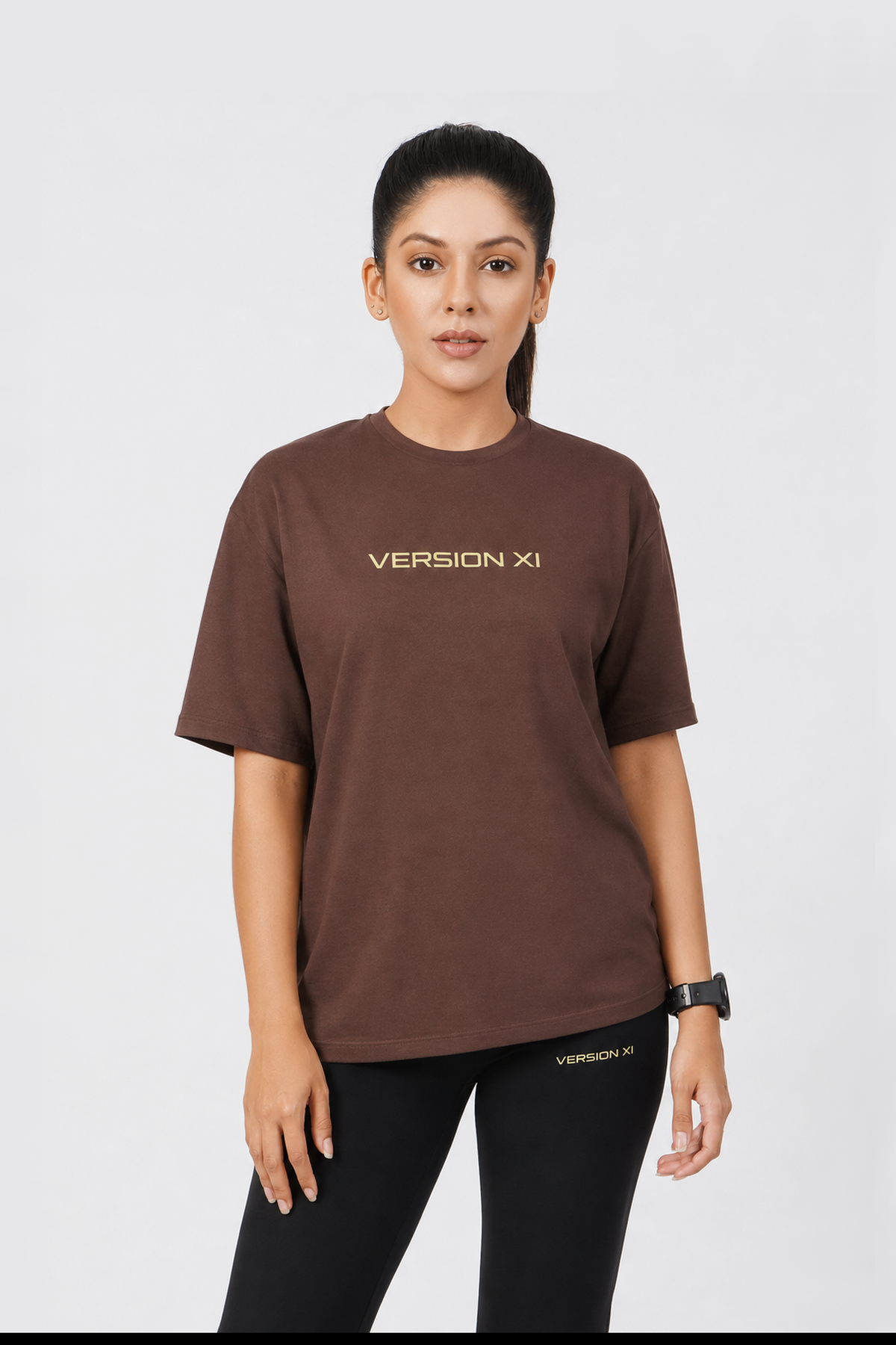 Gym Armour Oversized Tee Shirt Chocolate Brown Gym Armour Oversized Tee Shirt Chocolate Brown
